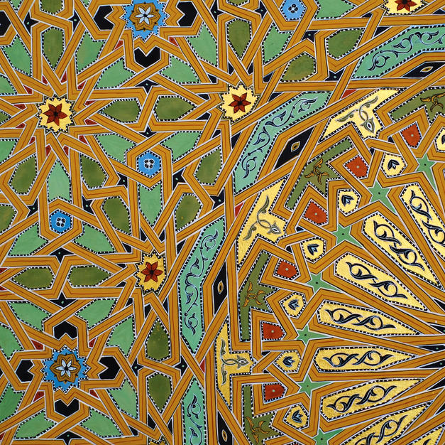Detail from Twenty-Four Fold Geometry in Yellow Earth