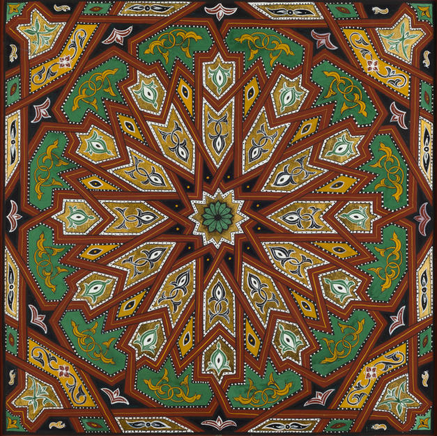 Twelve-Fold Geometry in Red Ochre