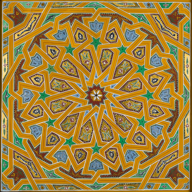 Twelve-Fold Geometry in Yellow Ochre