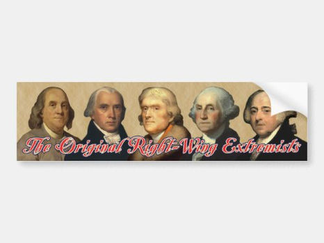 Best Deals! Original Right-Wing Extremists Bumper Sticker