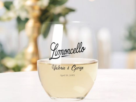 Best Deals! Limoncello Stemless Wine Glass