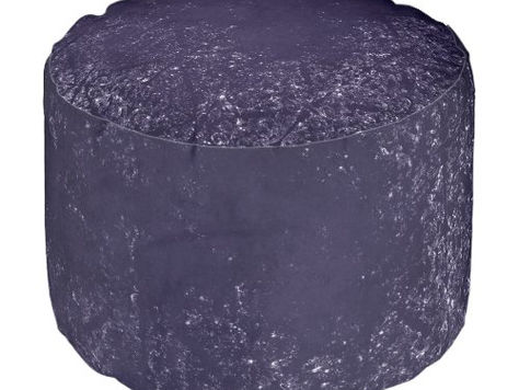 Hot Review! Glimmering Indigo Grunge | Midnight Purple Damask Pouf