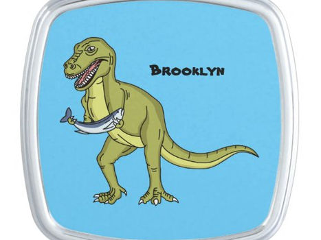 Best Price! Funny T rex dinosaur illustration Compact Mirror
