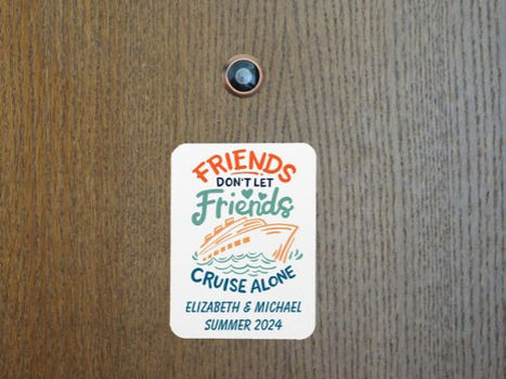 Top 10! Friends Trip Cruising Cruise Cabin Door Magnet
