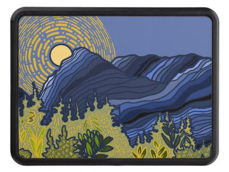 Top 5! Midday Sun Mountains Hitch Cover