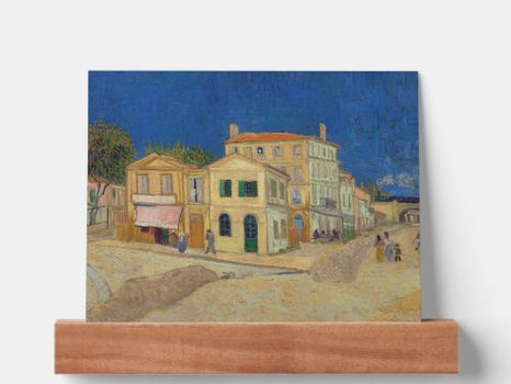 Hot Review! Vincent van Gogh - The Yellow House / The Street Picture Ledge