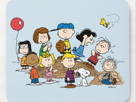 Top 5! Peanuts | The Gang at the Pitcher's Mound Mouse Pad
