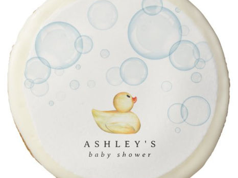 Best Price! Rubber Ducky Baby Shower Sugar Cookie