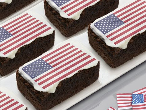 Hot Review! 4th of July American Flag Stars and Stripes Brownie
