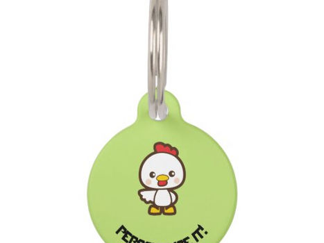 Hot Review! Small chicken pet ID tag
