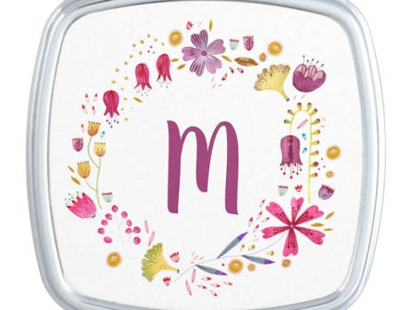 Hot Review! Monogram Floral Compact Mirror