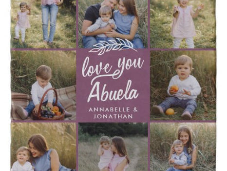 Top 10! Abuela gift 8 photo grandchild simple trivet
