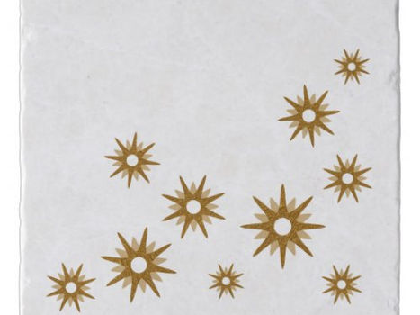 Best Price! Mid-Century Modern Gold Starburst Design Trivet