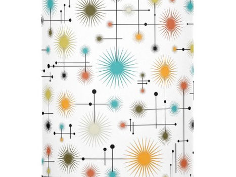 Best Deals! Retro Starbursts A Go-Go! Lamp Shade