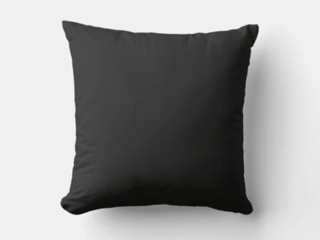 Hot Review! Outdoor black solid color pillow