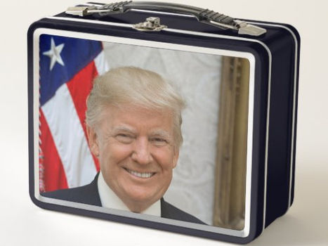 Best Price! Donald Trump US President White House MAGA 2024 Metal Lunch Box