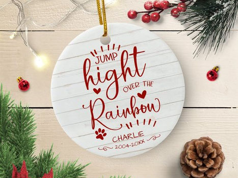 Hot Deals! Lovely Rustic Farmhouse Cat Or Dog Pet Memorial Ceramic Ornament