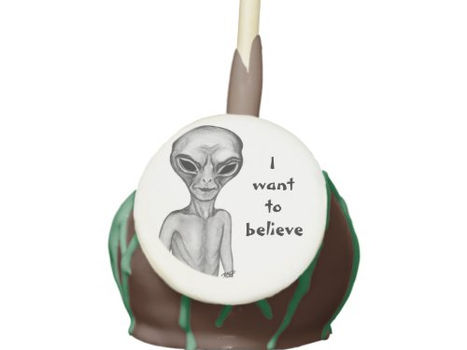 Top 5! Grey Alien , I want to believe Cake Pops