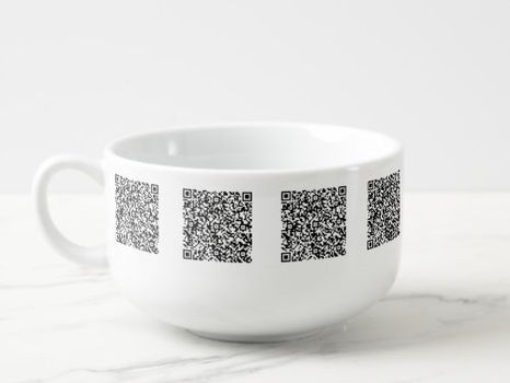 Hot Review! Custom Your QR Code Scan Personalized Soup Mug