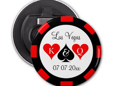 Best Deals! Poker chip wedding favor magnetic bottle opener