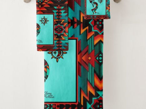 Best Deals! Southwest Kokopelli Bath Towel Set