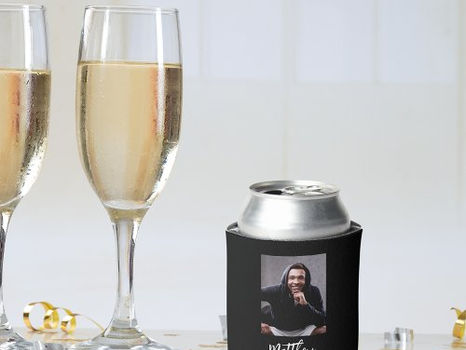 Hot Review! Birthday black white photo man myth legend can cooler