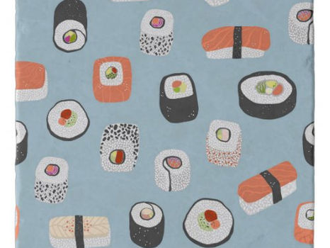 Big Deals! Japanese Sushi Nigiri Maki Roll Pattern Trivet