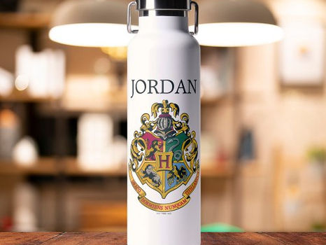 Best Price! Harry Potter | Hogwarts Crest | Add Your Name Water Bottle