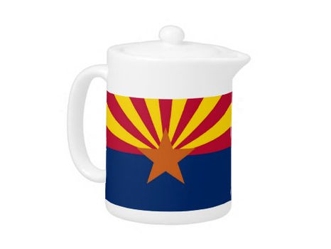 Hot Review! Arizona State Flag Teapot