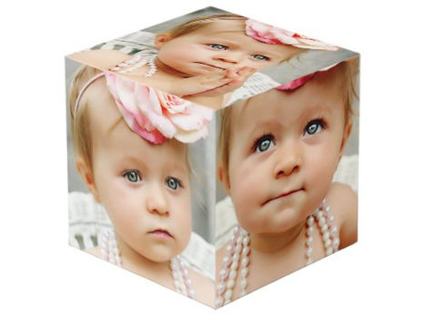 Hot Deals! Create DIY Your Own Custom Made 5 Photo Sides Cube