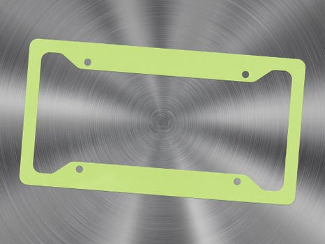 Best Deals! Trend Color - Spring Green License Plate Frame