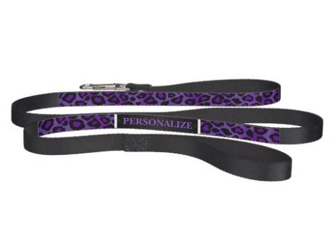 Top 10! Purple Leopard Animal Print Pet Leash