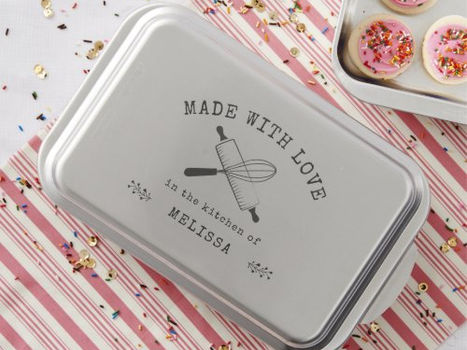 Hot Deals! Modern Made with Love Baking Kitchen Baker Trendy Cake Pan