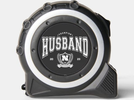 Hot Review! Personalized Champion Husband Funny Men's Gift Tape Measure