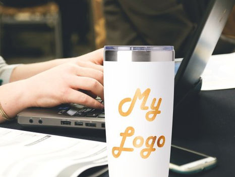 Review Logo business corporate brand color insulated tumbler