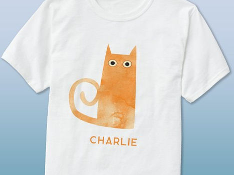 Big Deals! Orange Cat Personalized T-Shirt