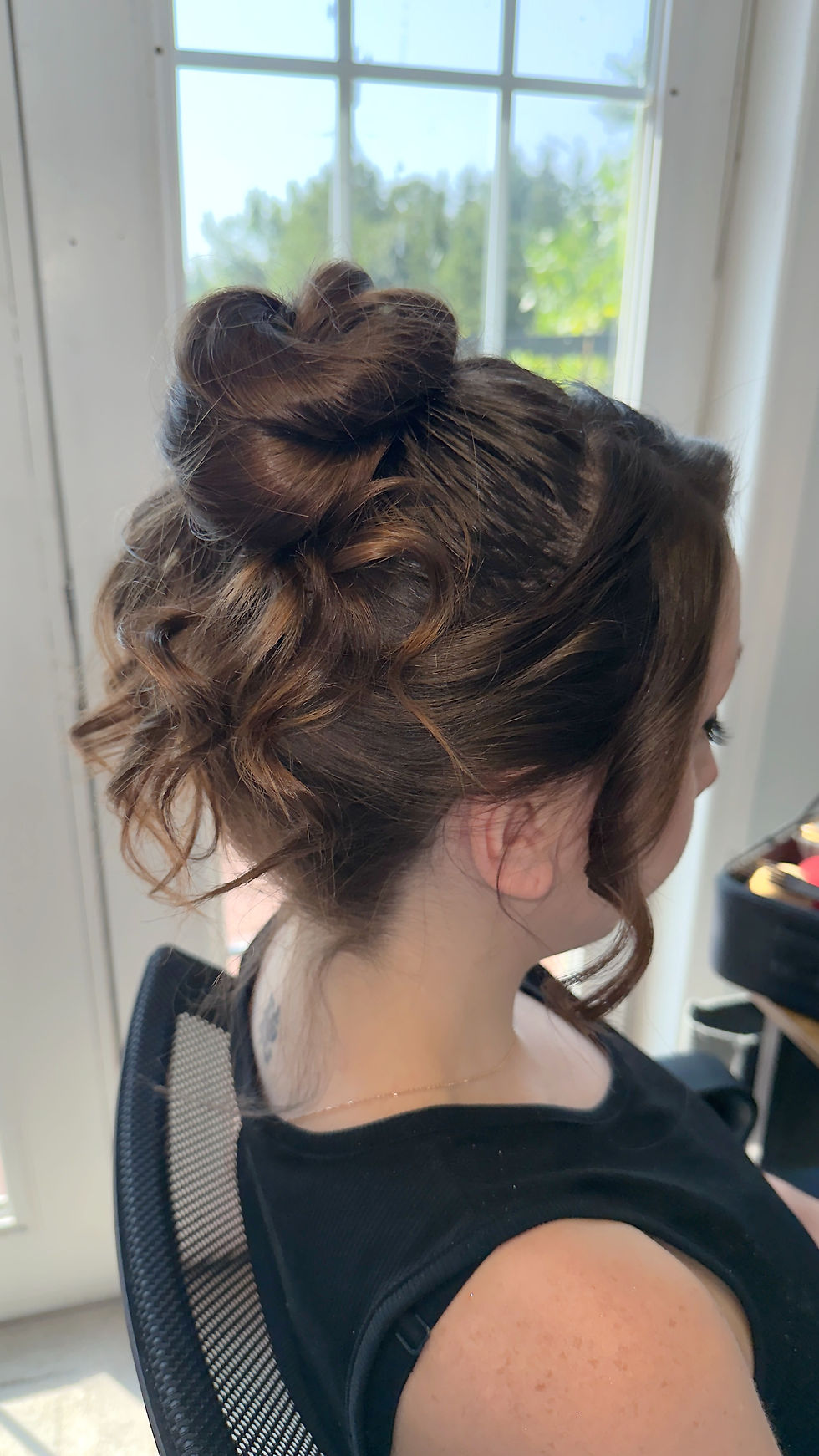 Bridesmaid hairstyle