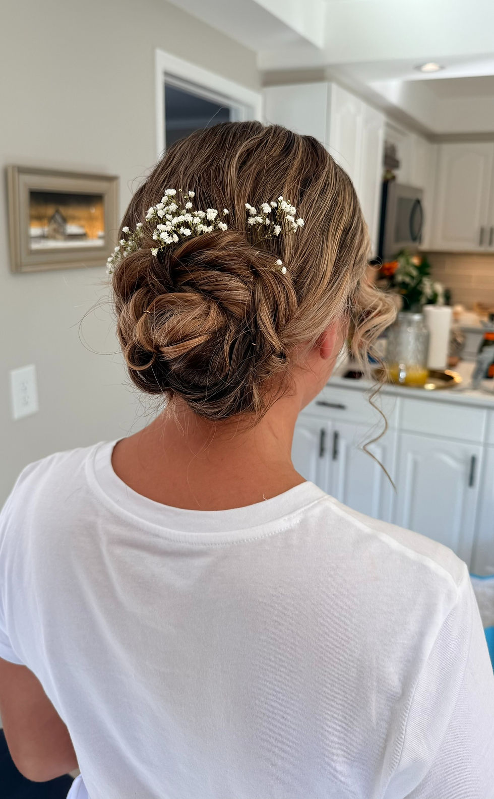 Bridesmaids Hairstyle in a Bun