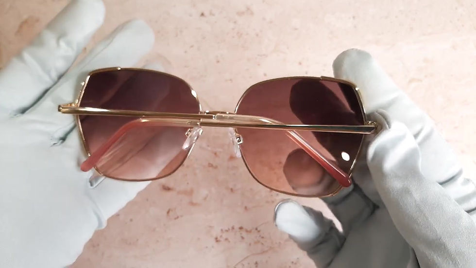 Миниатюра: Солнцезащитные очки Dackor Sun 051 Pink на видео