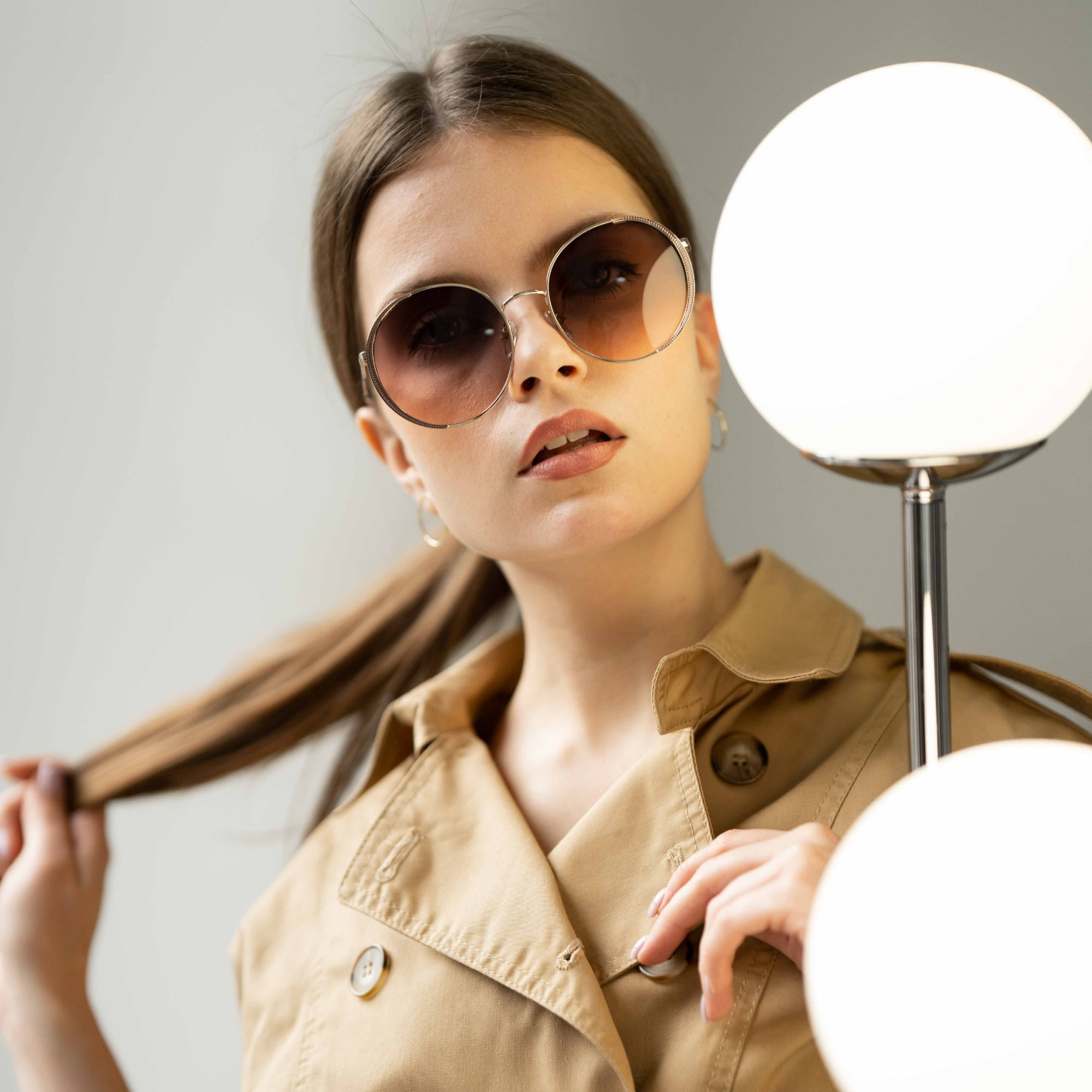 Солнцезащитные Dackor Sun 014Grey очки на фото