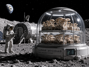 Could algae and fungi create a sustainable home on the moon? A Brown University team has pitched the concept.