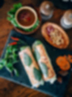 A2. Vegetarian Spring Rolls (4 pieces) - Gỏi Cuốn Chay image