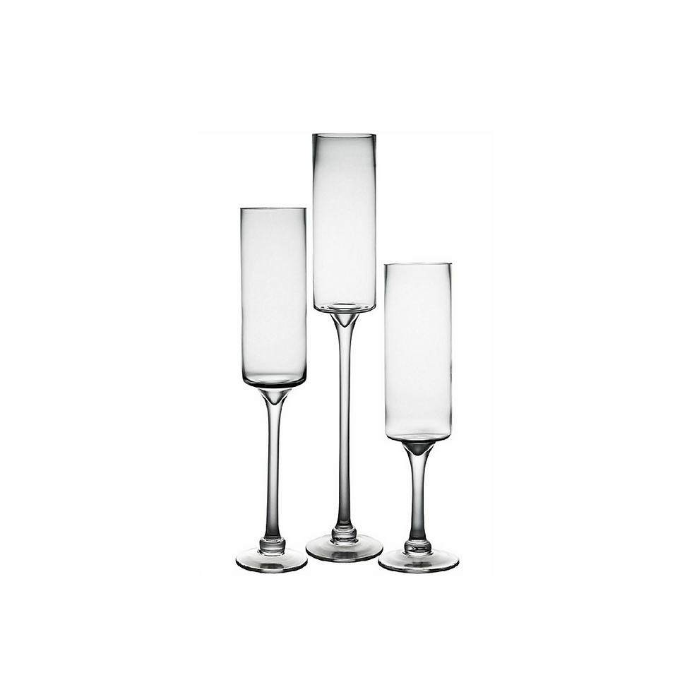 Pedestal Floating Candleholder 3pc Set - Tall