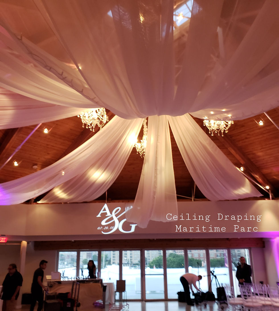 Ceiling Draping