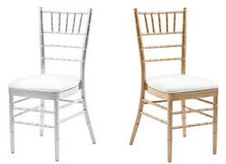 100 Gold or Silver Chiavari Chairs