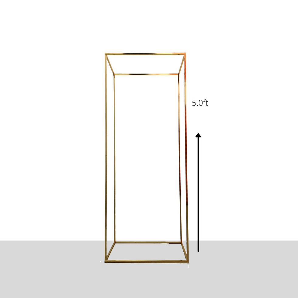 Frame Backdrop Stand 5ft - GLD $175