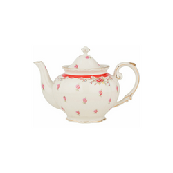 Vintage Flowered Teapot - 38oz