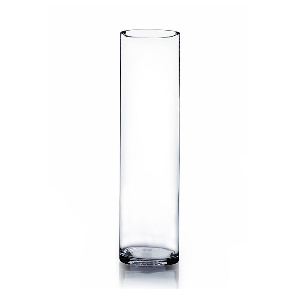 Cylinder Vase - 6 x 24in