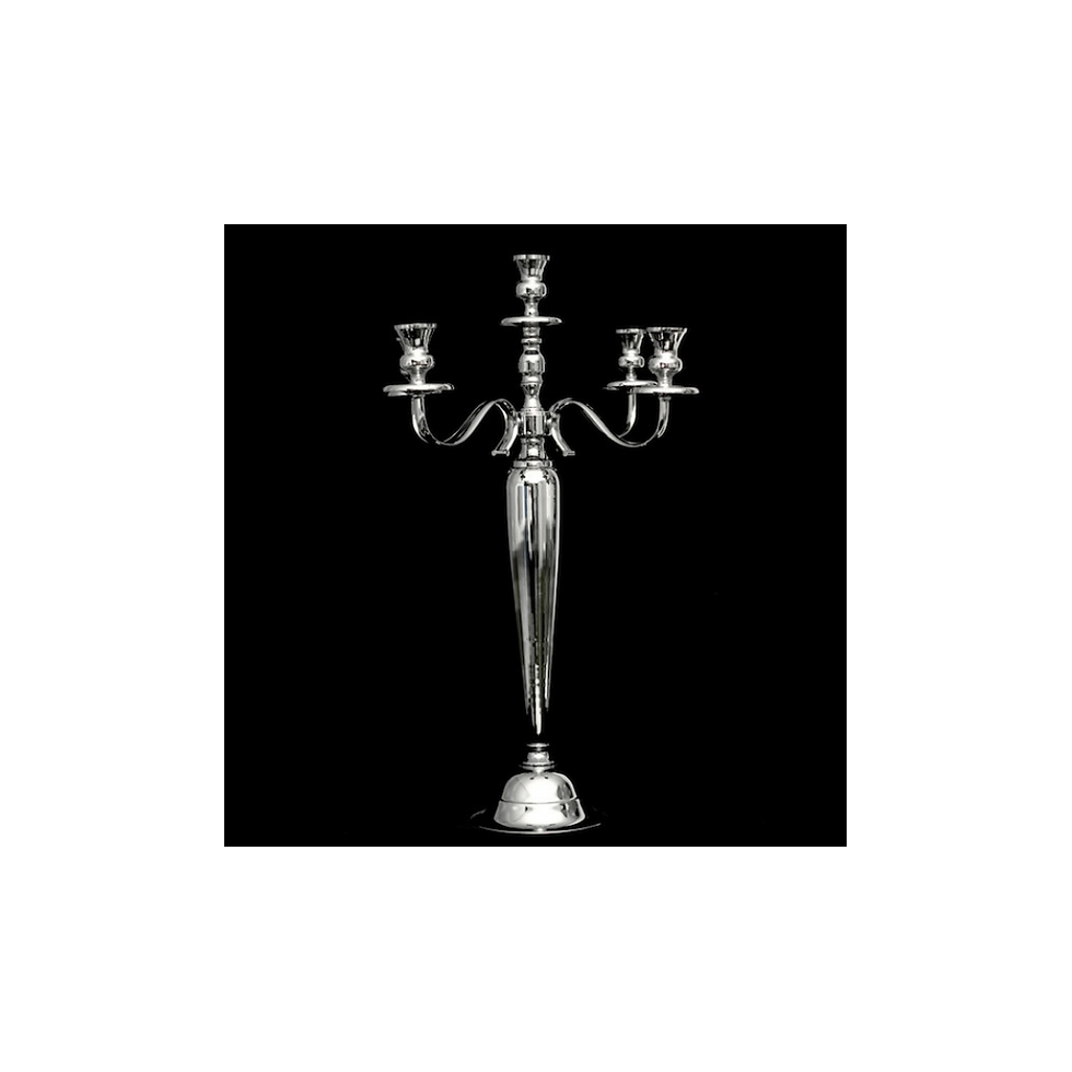 JEANIE Candelabra 5arm - 29in - CHROME