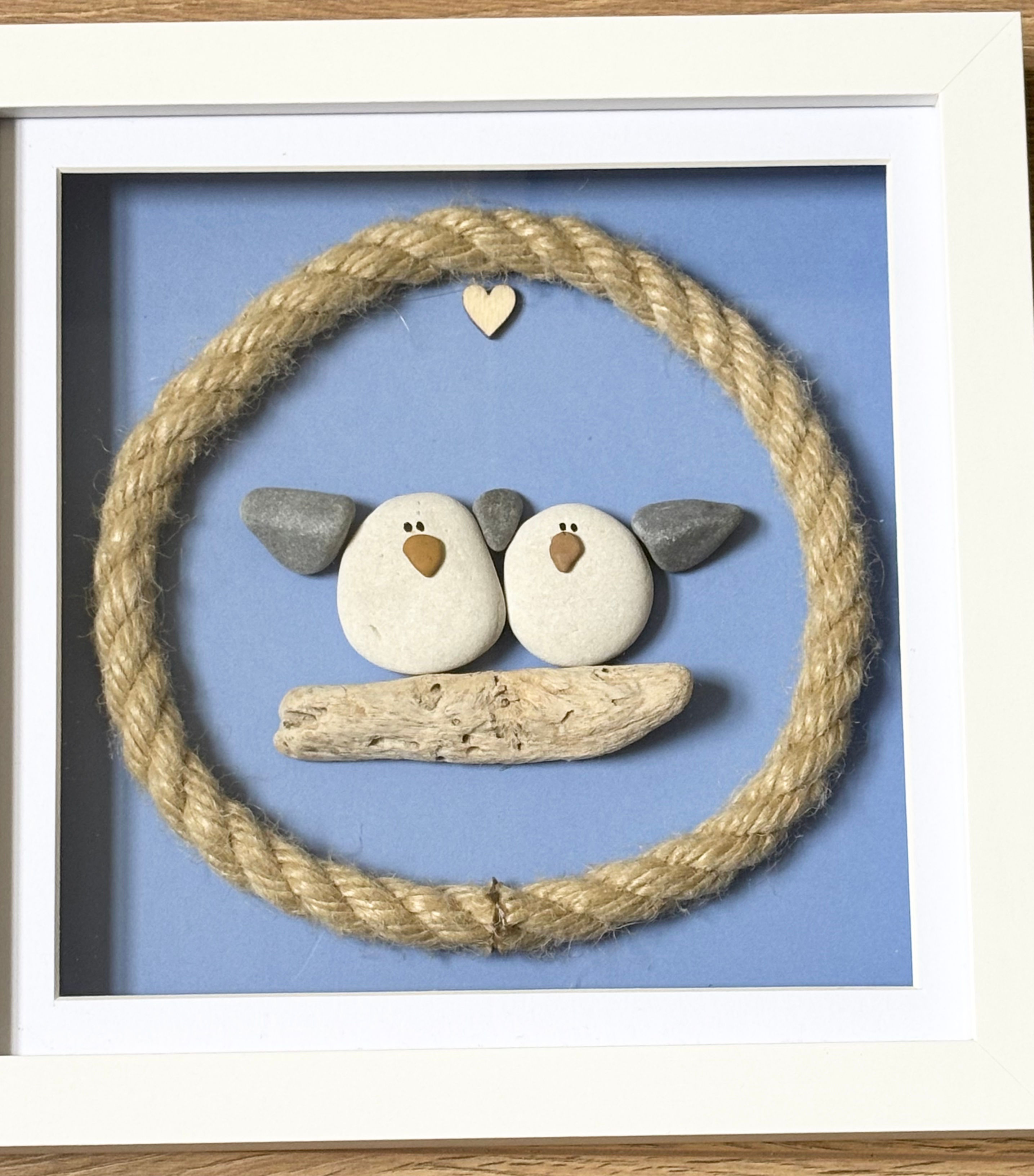 Pebble Seagulls Artwork